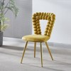 CAVINAS Modern Dining Chair with Upholstery Backrest and Seat,Chairs for Dining Room with Open Back Design,Set of 2/4 - 2 of 4