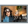 PosterPalooza | Textured Blue Picture Frame - UV Acrylic, Backing Board, Hanging Hardware Included - 2 of 4