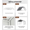 Carport Replacement Canopy Cover – Heavy-Duty Waterproof, UV & Wind-Resistant PE Fabric - 3 of 4