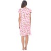 Casual Nights Women's Super Soft Yummy Nightshirt, Short Sleeve Nightgown, Night Dress with Fun Prints & Patterns - 4 of 4