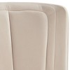 55 Downing Street Arman Luxe Light Creme Fabric Round Chair - 4 of 4