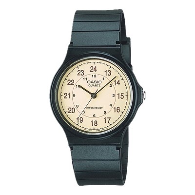 Casio Men's Classic Analog Watch with Gold Dial - MQ-24-9B