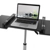 AZL1 Life Concept Folding Table with Height Adjustable Folding Panels Moisture Resistant Easy Unboxing for Home Office, Black, 22"*20"*6" - 4 of 4