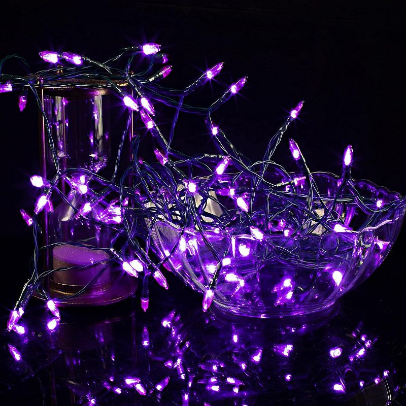 Joiedomi 2 Sets of 50 Purple String Lights, 3 of 6