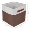 REGALWOVEN Fabric Collapsible Lightweight Open Storage Bins 11 x 11 x 11 Inch 3 Packs - 4 of 4