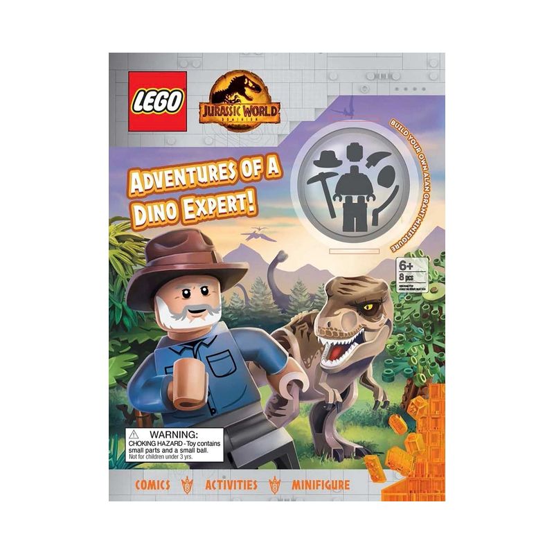 Lego Jurassic World: Adventures of a Dino Expert! - (Activity Book with Minifigure) by  Ameet Publishing (Paperback), 1 of 5