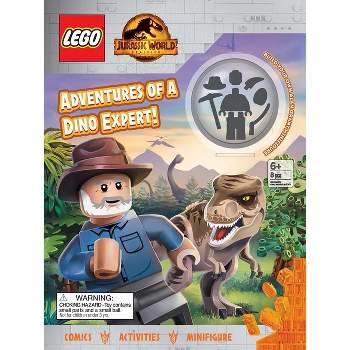 Lego Jurassic World: Adventures of a Dino Expert! - (Activity Book with Minifigure) by  Ameet Publishing (Paperback)
