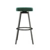 NicBex Dining Chairs Upholstered Chair Faux Velvet Bar Stool for Dining Table with Metal Base Suitable for Kitchen, Home Bar - 2 of 4