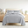 All Season Coverlet Set – Super Soft Quilted Bedding in Classic Stripe Pattern - Becky Cameron - 4 of 4