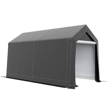 Outsunny 6 X 8ft Outdoor Shed, Waterproof And Heavy Duty Portable Shed ...