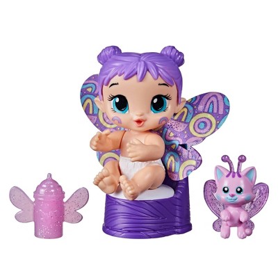 Baby Alive GloPixies Plum Rainbow Minis Baby Doll