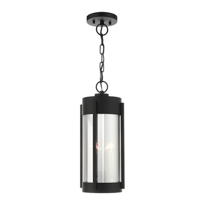 Livex Lighting Sheridan 2 - Light Pendant in  Black/Brushed Nickel