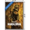 Trends International Star Wars: The Mandalorian Season 2 - Boba Fett One Sheet Framed Wall Poster Prints - 3 of 4