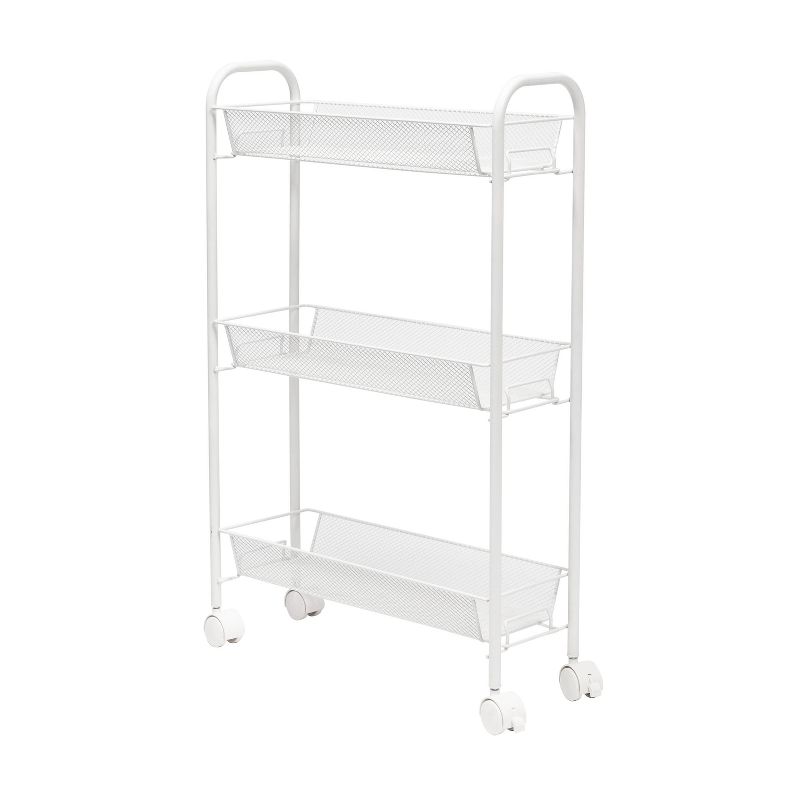 Honey-Can-Do Slim Wire Cart, 3 of 4