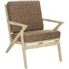 Varys Accent Chair - ACH9501 - Light Brown/White - Safavieh - 3 of 4
