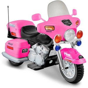 Kid Motorz 12V Police Motorcycle Powered Ride-On - Pink - 1 of 4