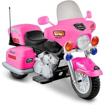 Kid Motorz 12V Police Motorcycle Powered Ride-On - Pink