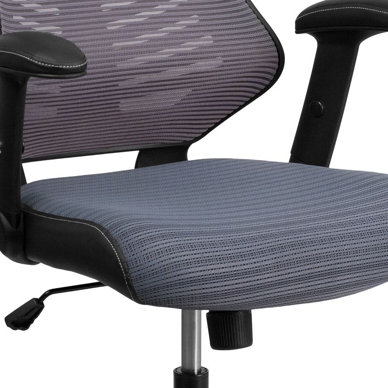 Flash Furniture High Back Designer Mesh Executive Swivel Ergonomic Office Chair with Adjustable Arms, 5 of 12