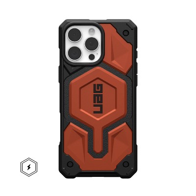 UAG iPhone 16 Pro Max Case Monarch Pro, Premium Carbon Fiber/Leather Inlay, Compatible with MagSafe