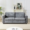 NicBex Modern Convertible Sleeper Chair,Folding Sofa Bed with Wooden Frame,Couches Covered in Chenille Fabric for Living Room,Gray - 3 of 4
