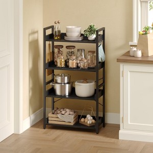 Greenstell Modern Style Bookshelf, Shelf Bookcase, High Bookshelf Corner Storage Organizer for Home Office Bedroom Kitchen Living Room - 1 of 4