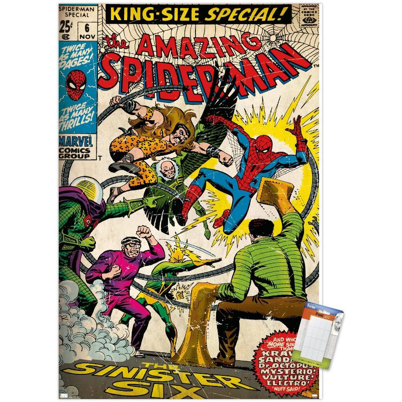 Trends International Marvel Comics - Spider-Man - Amazing Spider-Man #6 Unframed Wall Poster Prints, 1 of 7