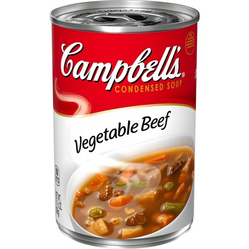 Campbell's Condensed Vegetable Beef Soup - 10.5oz : Target