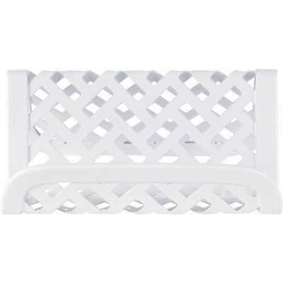 Staples White Zigzag Business Card Holder 1116759