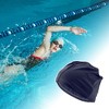 Unique Bargains Elasticity Swim Cap for Adult 5.91"x9.25" 1 Pc - 2 of 4