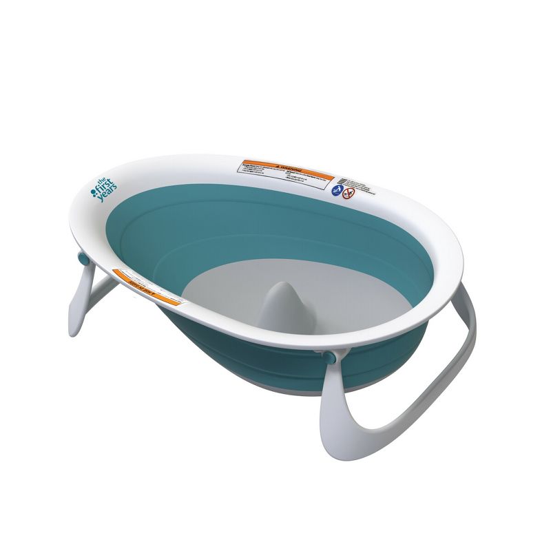 The First Years Infants and Toddlers Sure Comfort Collapsible Baby Bathtub, 1 of 10