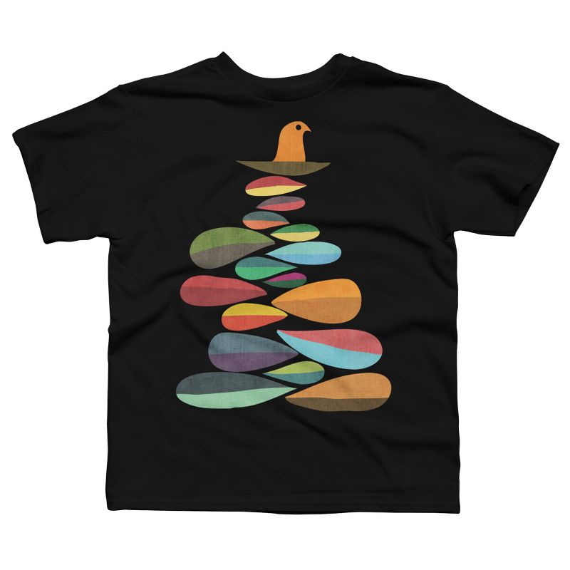 Boy's Design By Humans Wild bird nest By radiomode T-Shirt, 1 of 3