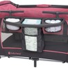 Baby Trend Lil Snooze Deluxe III Nursery Center Playard For Twins - Cozy Berry - 4 of 4