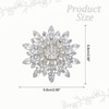 Unique Bargains Rhinestone Sunflower Brooch Pin - 2 of 4