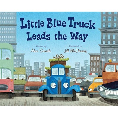 Little Blue Truck Leads the Way Big Book - by  Alice Schertle (Paperback)