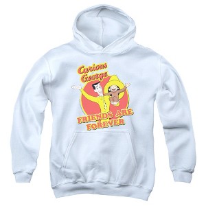 Boys’ Curious George Friends Hooded Sweatshirt - 1 of 4