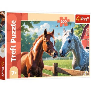 Trefl Kids Horses in the Clearing 200 Piece Puzzle - 1 of 3