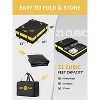 Car Rooftop Cargo Carrier Bag - for Top of Vehicle with/Without Rack, Includes, Anti-Slip Mat, Storage Bag, Door Hooks - 4 of 4