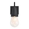Chloe Lighting Jeffree Transitional 1 Light Textured Black Outdoor Wall Sconce 13" Height - 3 of 4