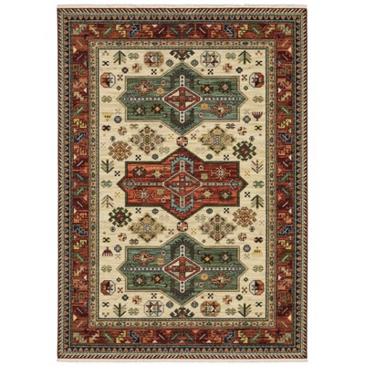 Oriental Weavers Lilihan 8022R Red/ Multi Indoor Area Rug - 3'3" x 5'