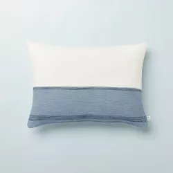 Color Block Border Throw Pillow with Zipper - Hearth & Hand™ with Magnolia