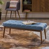 Flavel Mid Century Tufted Ottoman - Christopher Knight Home - 2 of 4