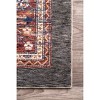Nuloom Vintage Purnell Floral Indoor Area Rug, 4' x 6', Rust - 3 of 4
