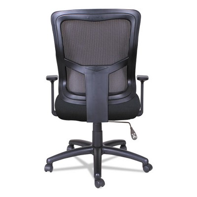 Black Mesh Executive Swivel Office Chair with Fixed Arms