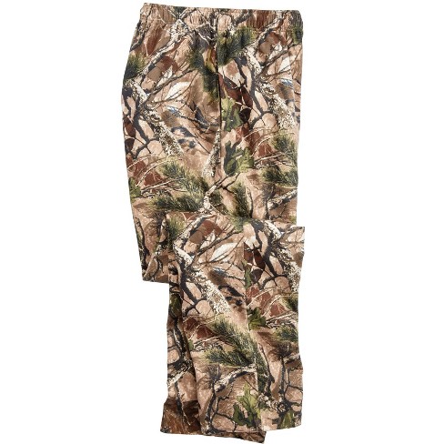 KingSize Men's Big & Tall Flannel Novelty Pajama Pants - Big - 5XL, Woods  Camo Green Pajama Bottoms