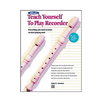 Alfred Teach Yourself to Play Recorder Book