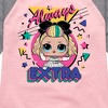 Girls' - LOL Surprise! - Always Extra Shirt Tail Raglan Graphic T-shirt - 2 of 4