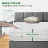 Swtroom Mattress Protector Mattress Pad Cover Waterproof Soft Air Fabric Deep Pocket 8-18in - 4 of 4