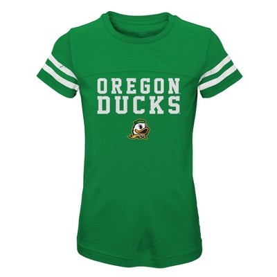 Ncaa Oregon Ducks Girls' Striped T-shirt : Target