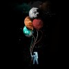 Men's Design By Humans The spaceman's trip By gloopz T-Shirt - 2 of 4