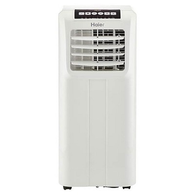 Haier HPP08XCR Portable Air Conditioner 8,000 BTU Small Room AC Unit with Remote and Easy-to-Install Window Kit for Home, Work, or Apartment